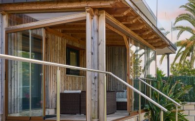 Aterpe de madera en Sopelana