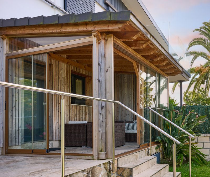 Aterpe de madera en Sopelana